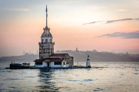 Sunset in Istanbul Stock Photos
