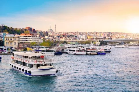 Sunset in Istanbul Stock Photos