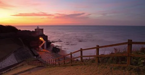 Sunset at jacobs ladder Stock Photos