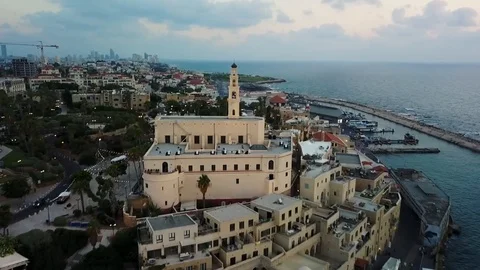 Sunset in Jaffa. Israel. 12 Stock Footage 104236834