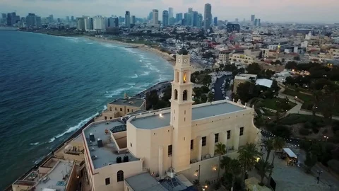 Sunset in Jaffa. Israel. 14 Stock Footage 104236846