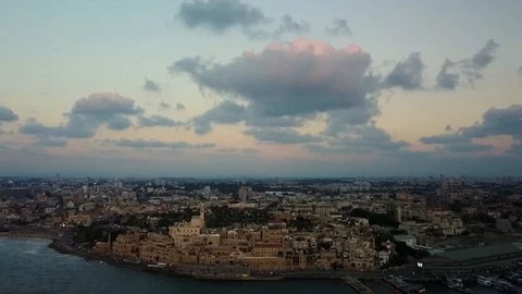 Sunset in Jaffa. Israel. 9 Stock Footage 104236806