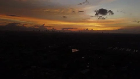 Sunset jakarta Video stock 230381076