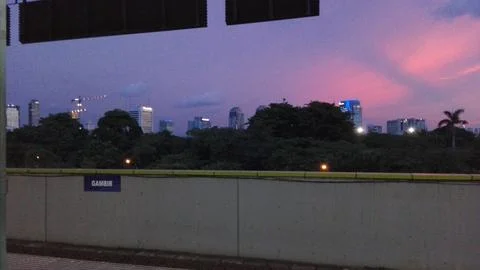 Sunset In Jakarta#2 Stock Photos