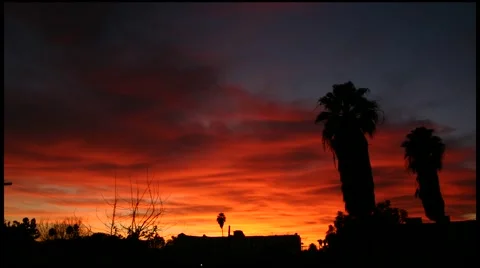 SunSet Jan 2011 dslr02 Stock Footage 1057549