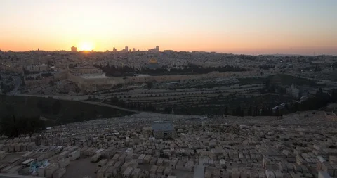 Sunset in Jerusalem Old Town 動画素材 115648459