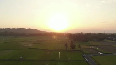 Sunset in Jogjakarta Stock Footage 147851693