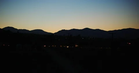 Sunset at Joshua Tree, California Stock Footage 115072862