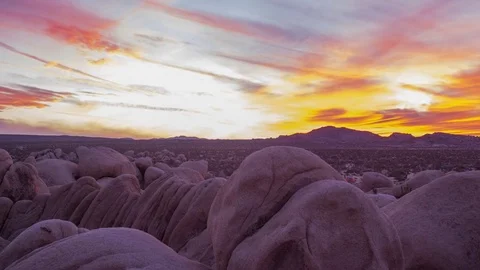 Sunset in Joshua Tree Stock Footage 73461066