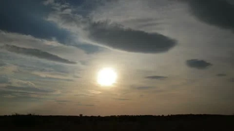 SUNSET KALAHARI Stock Footage 9026824