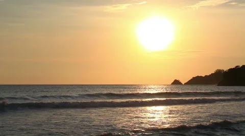 Sunset at Kalim beach,Phuket. Stock-Footage 64092353
