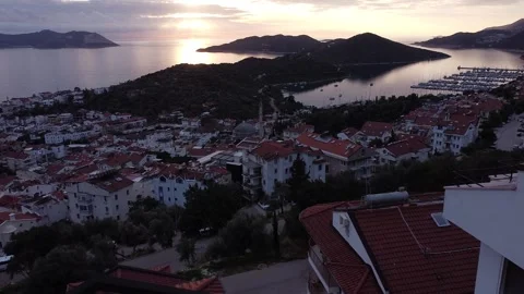 Sunset in Kash Turkey Stock Footage 234399809