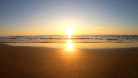 Sunset at Kata Beach, Phuket 库存影片 100614559