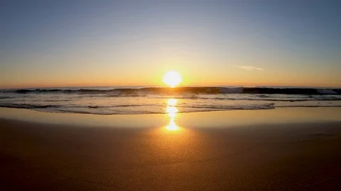 Sunset at Kata Beach, Phuket 库存影片 100614581