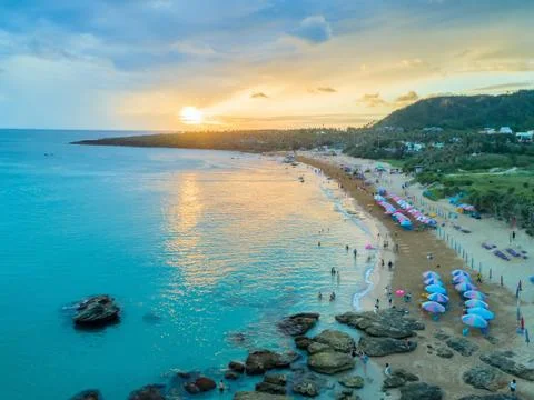 Sunset at Kenting Foto stock