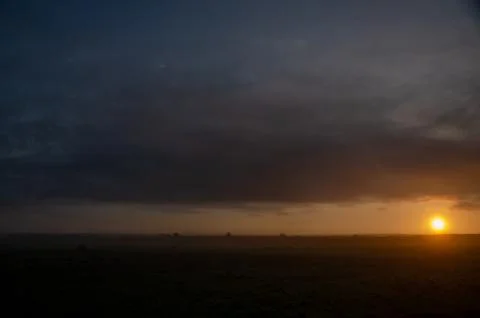 Sunset in Kenya Stock Photos