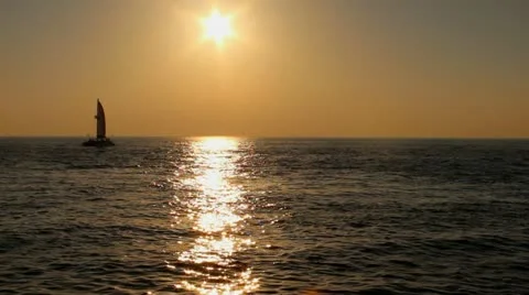 Sunset from Key West, Florida Stock Footage 21768063