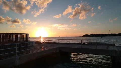 Sunset Key West Stock Footage 233290312