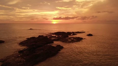 Sunset in Khao Lak Video stock 146927920