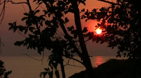 Sunset Koh-Chang-timelapse002 Video stock 11440913