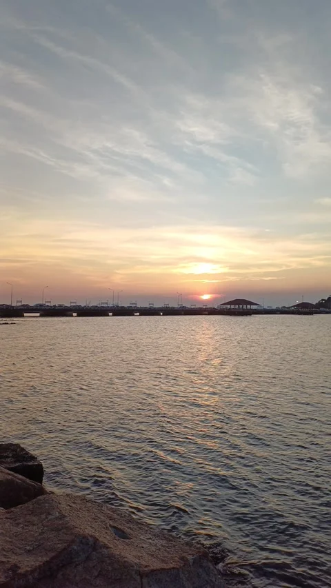 Sunset at Koh Loi Stock Footage 297616968