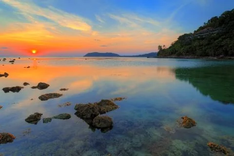 Sunset on Koh Samui Stock Photos