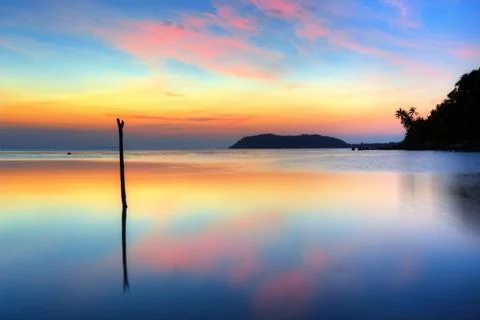 Sunset on Koh Samui Stock Photos