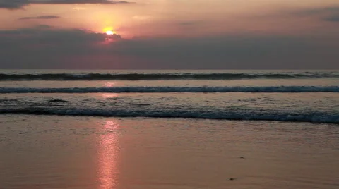 Sunset in Kuta, Bali 스톡 동영상 41664953