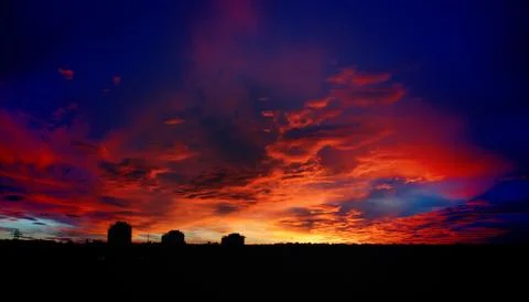 Sunset on Kuyalnik Stock Photos