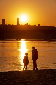 Sunset in Kyiv Photos
