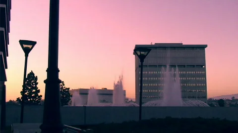 Sunset in LA Stock Footage 529677