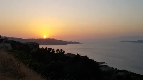 Sunset la maddalena Stock Footage 161645750