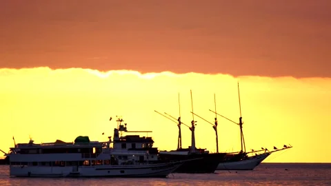 Sunset Labuan Bajo Stock-Footage 345408707