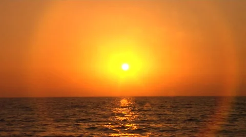 Sunset by the Lac Stock Footage 41380899