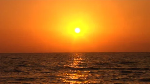 Sunset by the Lac Stock Footage 41380910