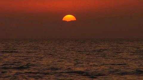 Sunset by the Lac Stock Footage 41380972