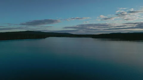 Sunset lake 03 Stock Footage 245376938