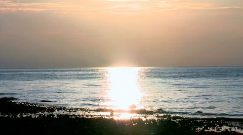 Sunset on the Lake 3 Stock Footage 517149