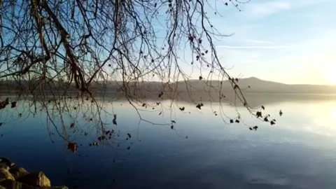 Sunset at the lake 4 動画素材 101191210