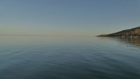Sunset at Lake Argyle, Australia Video stock 93580011