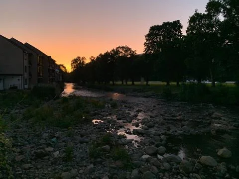 Sunset in the Lake District Stock Photos