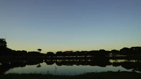 Sunset on the Lake Video stock 69130892