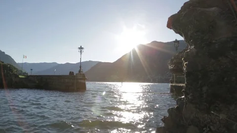 Sunset lake Stock Footage 82396889