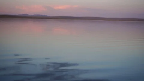 Sunset on the lake . Видео 114327092