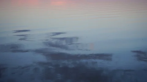 Sunset on the lake . Видео 114327165