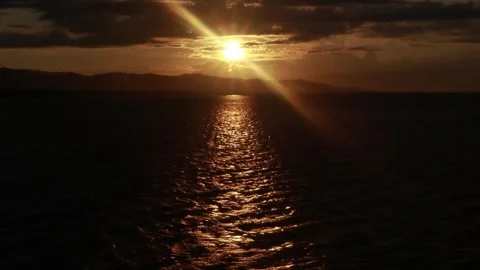 Sunset at Lake Video stock 289496852