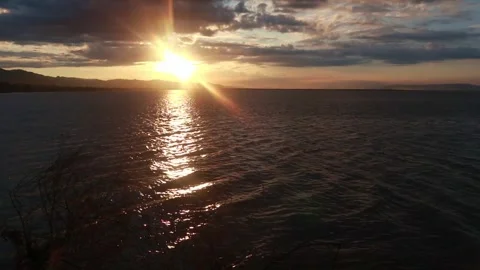 Sunset at Lake Stock Footage 289500615