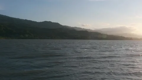Sunset at Lake Stock Footage 289500626