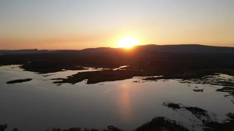 Sunset on Lake Kariba 库存影片 314723607