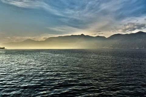 Sunset on the Lake Major Stock Photos